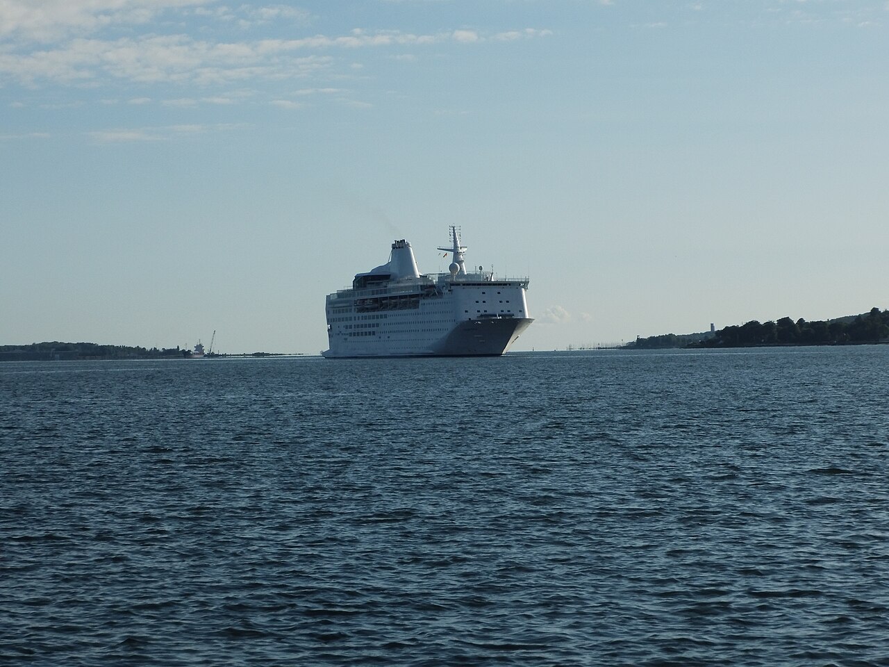 MB Energy Bunkers Cruise Ship Mein Schiff 7 With Methanol at Port of Kiel